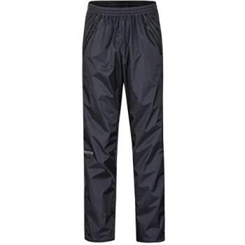 Marmot Precip Eco Full Zip Pant Long Impermeables, Pantalones De Lluvia, Prueba De Viento, Transpirables, Hombre, Black, L