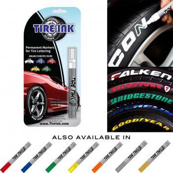 Neumático de pintura Pen para coche neumáticos permanente y resistente al agua 8 colores blanco rojo azul verde amarillo naranja color dorado y plateado