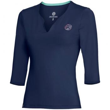 Cyra Tech V de manga larga con cuello – Darkblue