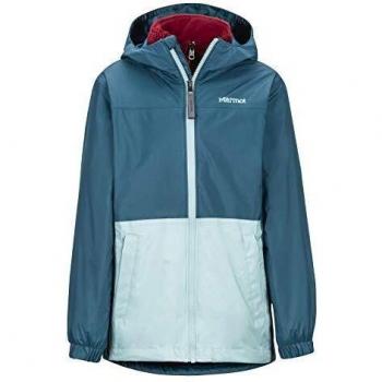 Marmot Boy's Precip Eco Comp Chaqueta, Niños, Moroccan Blue/Sail Blue, Extra-Large
