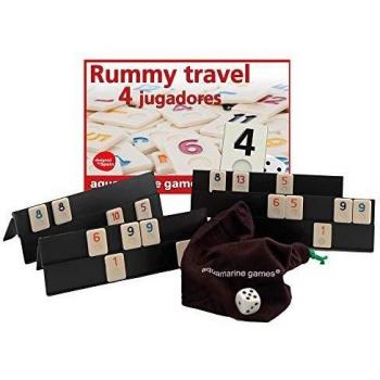 Aquamarine Games DO003 - Rummy De Viaje 4 Jugadores