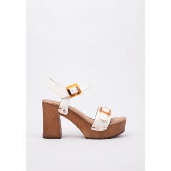 Zuecos Krack Core LUCITE 39 Blanco para mujer