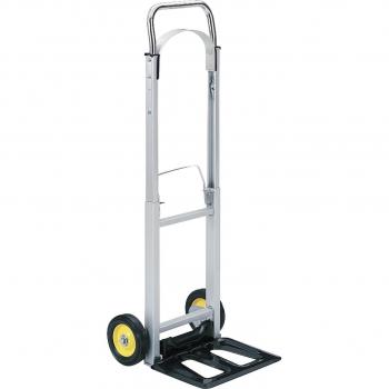 Safco Products 4061 - Carretilla Plegable para Uso Oculto, Color Plateado y Negro