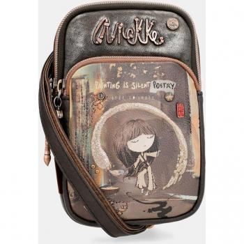Mini bandolera con tres compartimentos Anekke Shoen