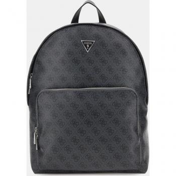 Mochila Guess Milano con diseño moderno, material de poliéster duradero, compartimento principal con cierre, bolsillos laterales, asas ajustables y acolchadas, logo de Guess en la parte frontal