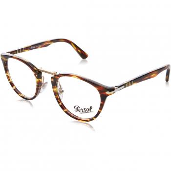 Persol 0PO3107V, Monturas de Gafas para Hombre, Brown Yellow Turquoise, 47