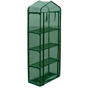 vidaXL Greenhouse with 4 Shelves for Growing Plants and Flowers