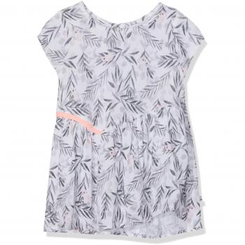 IKKS Robe Manches Courtes Print FEUILLAGE ET Koala, Vestido para Bebés, Beige