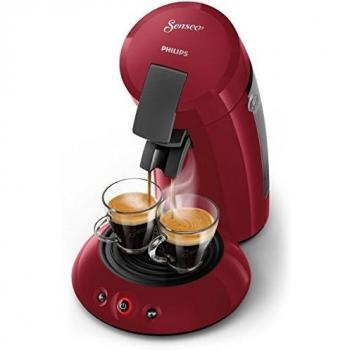Senseo HD6553/80 Cafetera Philips, 1450 W, 0.7 litros, De plástico, Rojo