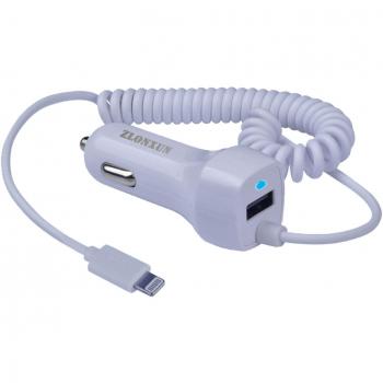 Cargador Coche USB con Cable para iPhone 6/6S Plus/5/5s/5c/7/7S Plus,Ipad,Ipod