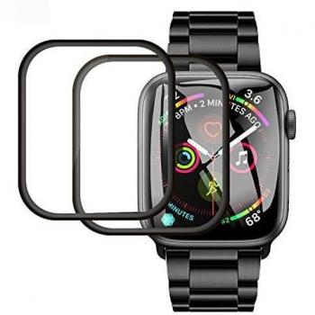 Protector de Pantalla para A-pple Watch 6/ Watch 5/ Watch 4 44mm,[2 Pack],3D Cobertura Completa HD-Clear Transparente Protectora i-watch4/5/6