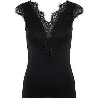 PIECES Pcilu SL Top Noos, Negro, M para Mujer