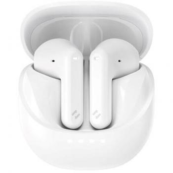 Auriculares Havit TWS Mini Inalámbricos Estéreo con Control Táctil, Diseño Ligero, 2 Micrófonos ENC y Carga Tipo C - Blanco