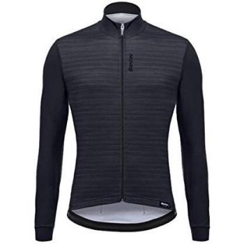 Santini Camiseta de Manga Larga Classe para Hombre, Hombre, Camiseta de Manga Larga, CAS3545S, Negro, S