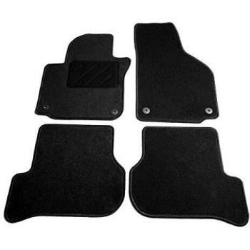 vidaXL Juego Alfombrillas Coche 4 Pzas Moqueta Tapete Automóvil Vehículo Carro