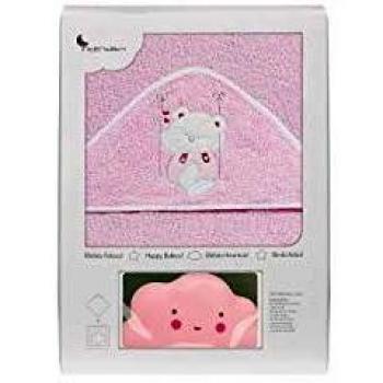 Interbaby - Capa de baño swing rosa con lámpara nube, unisex