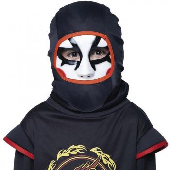 Máscara Ninja Negro con Capucha Infantil de Rubie's