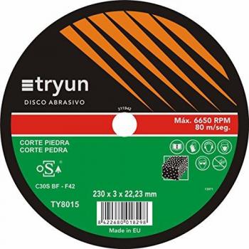 DISCO CORTE PIEDRA TRYUN 178x3x22 MM TY8014