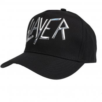 Slayer Sonic Silver Logo Strapback Baseball Cap
