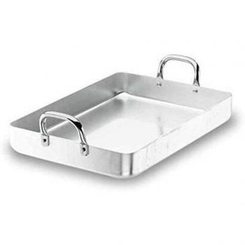 Lacor - 20550F - Rustidera Con Asa Fija 50 cms Aluminio