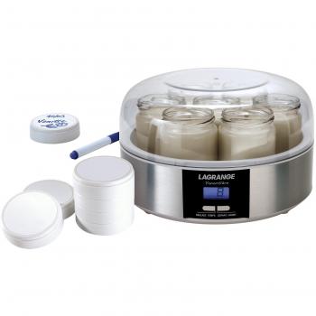 Yaourtière Lagrange 439101 con 7 pots de vidrio de 185 mL y potencia de 13W