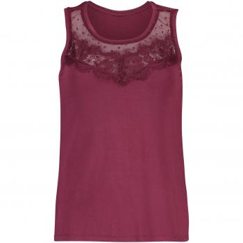 Hunkemöller - Camiseta sin Mangas - para Mujer Rojo 40