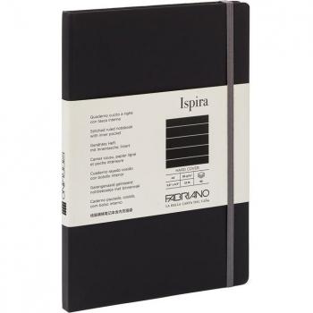 Cuaderno Ispira Hard A5 Rayas Negro 96 Hojas