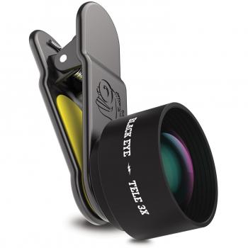 BLACK EYE Pro Tele 3X - Lente de Cristal para móviles