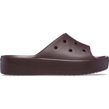 Chanclas de mujer Classic Platform Slide Crocs burdeos - Talla 39-40