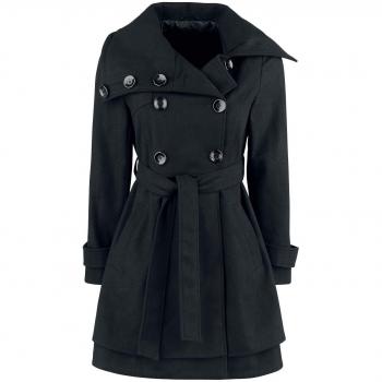 Black Premium by EMP Good Times Abrigo Mujer Negro XS