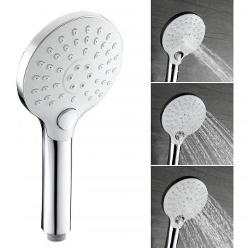 Homelody 3 Funciones G1/2 Cromado Cabeza de Ducha de Mano Alcachofa de Ducha Ducha de lluvia Ducha de Mano