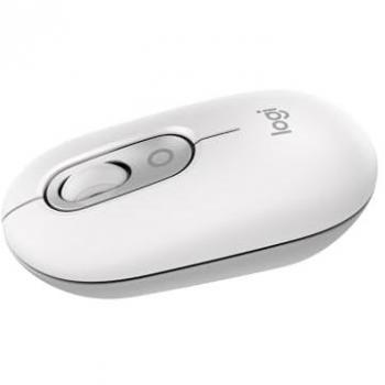 Logitech Pop Mouse Ratón Inalámbrico Compacto con Función de Emojis Personalizables Blanco, modelo 910-007411
