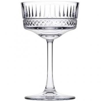 Set de 4 copas de champán Elysia 26 cl, cristal transparente