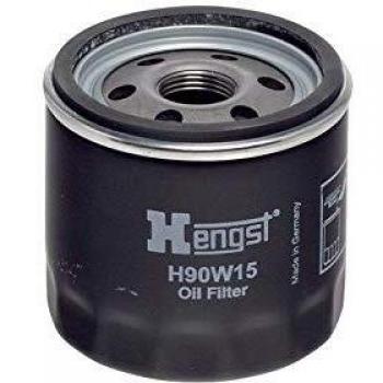 Filtro de aceite HENGST FILTER H90W15 - Alta eficiencia, diseño duradero, compatible con múltiples modelos de vehículos, filtración avanzada para proteger el motor, fácil instalación
