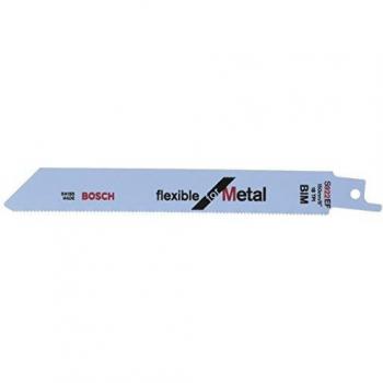 Bosch Professional S 922 EF Flexible for Metal Hojas de Sierra Sable, Accesorios para Metal, 150 x 19 x 0.9 mm, Set de 2