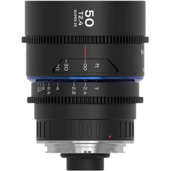 Laowa Venus Optics Nanomorph 50mm T2.4 1.5X S35 Anamorphic Lens for Arri PL / Canon EF - Blue Flare