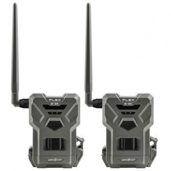 Cámara de Caza Spypoint FLEX E-36 Twin Pack 36 Megapíxeles con GPS y Geotag Gris-Oliva
