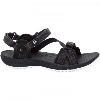 Sandalias Jack Wolfskin Lakewood Ride para mujer, color negro, talla 39.5