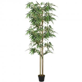 Árbol de bambú artificial con 1216 hojas verde 180 cm