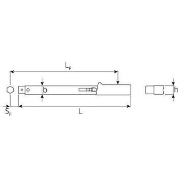 Llave Dinamométrica con Disparo Stahlwille 50584010 730A/10 Quick