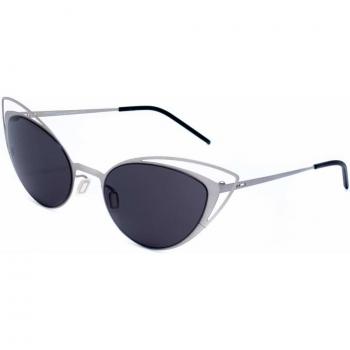 Italia Independent Women's Sunglasses Model 0218-075-075 Silver Metal Category 3 Protection