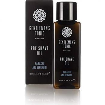 Gentlemen's Tonic Pre Shave Oil - Designed for Sensitive Skin, Prevents Razor Bumps, Burns & Irritation - Light, Easily Absorbed and non-sticky