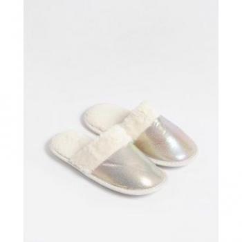 Zapatillas De Estar Por Casa Brillo para Mujer