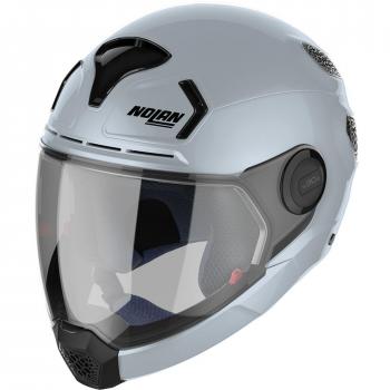 Nolan Casco Adventure N30-4 VP Classic Blanco Céfiro 6 - Casco integral, color blanco, talla S, diseño clásico, ventilación optimizada, interior desmontable y lavable, visera anti-rayaduras