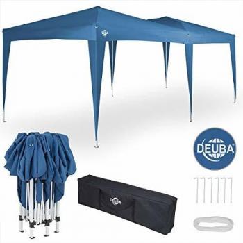 Pabellón Pop-Up Azul 3x6m con Protección UV50+ y Resistente al Agua