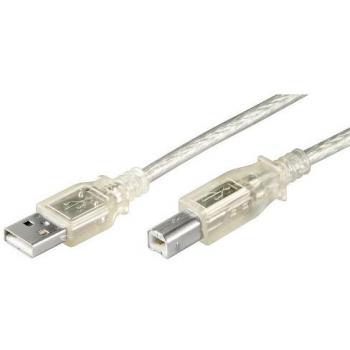 Cable USB 2.0 Hi-Speed Transparente (1.80 m)