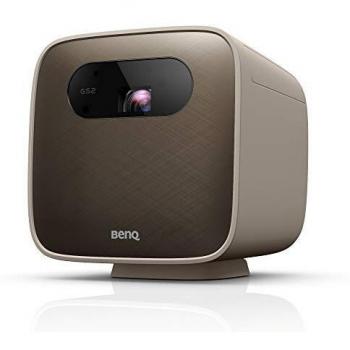 BenQ GS2 Wireless Mini Portable Projector for Outdoor & Garden Use, IPX2 Splash & Drop Resistant, Google Cast & AirPlay, Bluetooth Speaker, WiFi, Smart TV App, HDMI, USB-C
