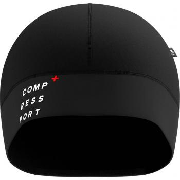 Gorro Compressport Hurricane Beanie Negro, tipo de producto: gorro, características: diseño ligero y transpirable, ajuste cómodo, ideal para actividades al aire libre, material que absorbe la humedad, protección contra el frío