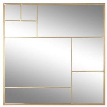 Espejo de pared Home ESPRIT Dorado 90 x 2 x 90 cm