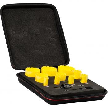 Starrett KDC10021 HSAW KIT ELEC Deluxe Electricians Hole Saw Kit